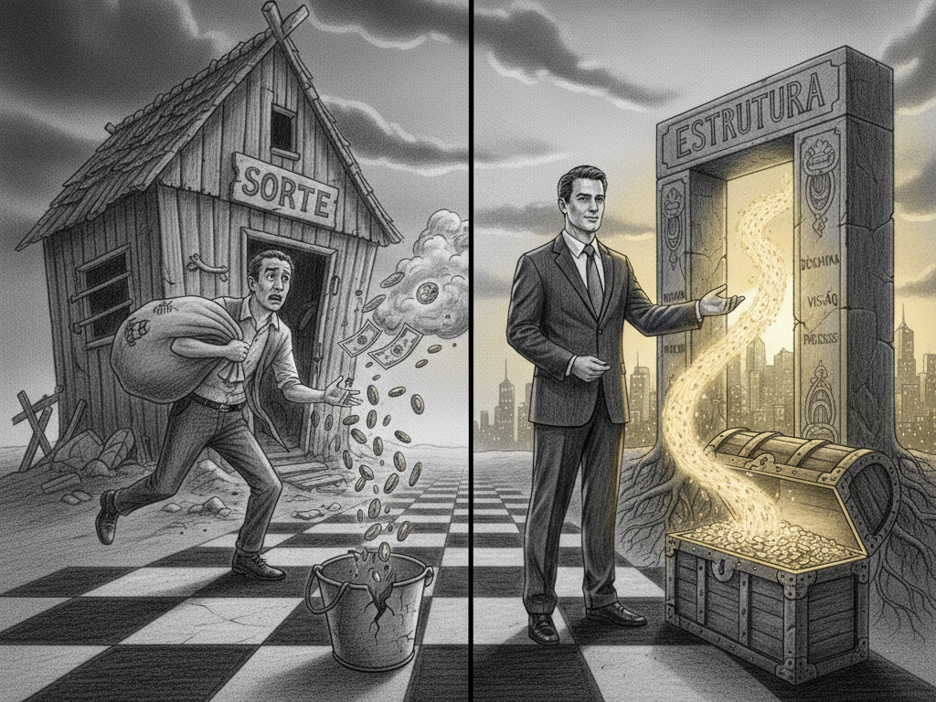 A prosperidade como subproduto da postura de um líder global.